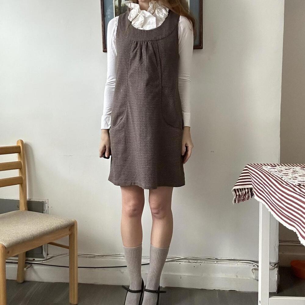 Cache Cache Tweed Pinafor Minidress